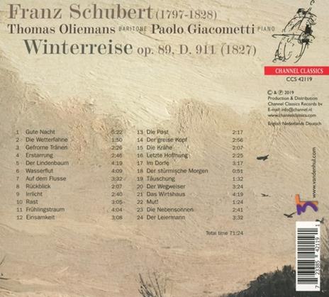 Winterreise - CD Audio di Franz Schubert - 2