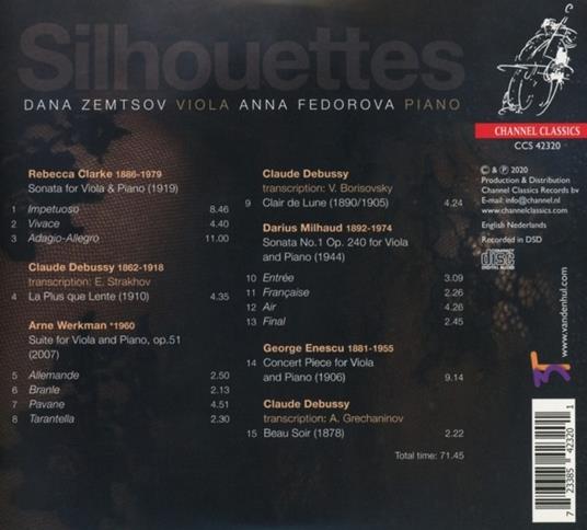 Silhouettes - CD Audio di Anna-Dana Zemtsov Fedorova - 2