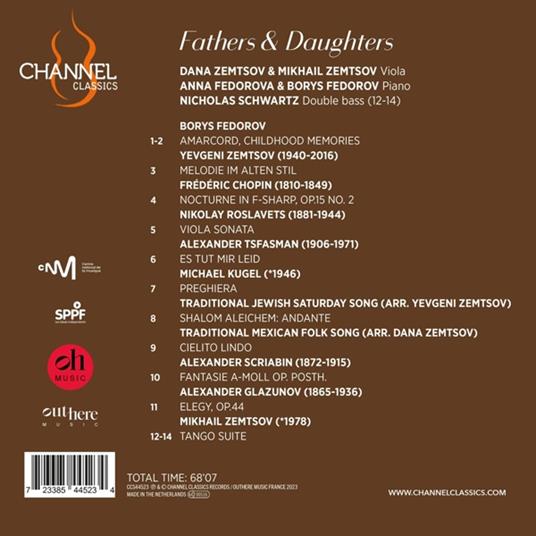 Fathers & Daughters - CD Audio di Dana Zemtsov,Anna Fedorova - 2