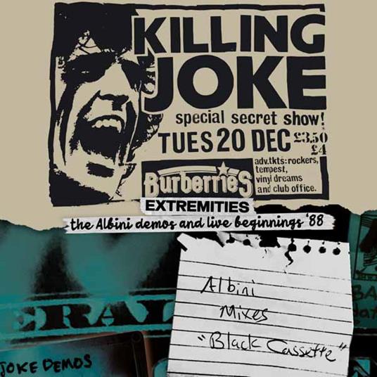 Extremities, The Albini Demos And Live Beginning - Vinile LP di Killing Joke