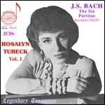 Partite per pianoforte - CD Audio di Johann Sebastian Bach,Rosalyn Tureck