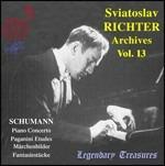 Concerto per pianoforte - Studi su Paganini - Märchenbilder - 3 Fantasiestücke - CD Audio di Robert Schumann,Sviatoslav Richter