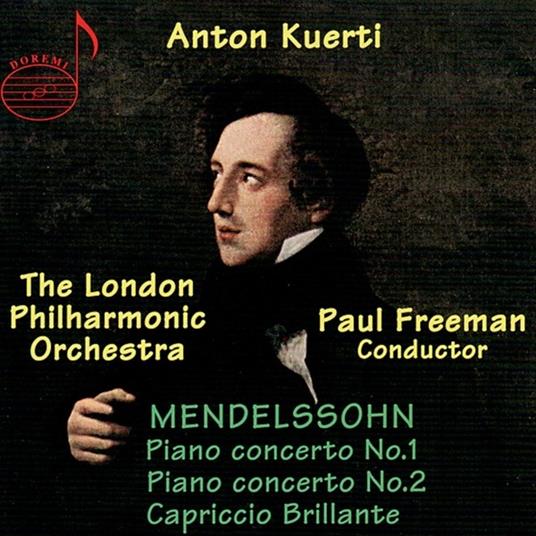 Concerto per Pianoforte No. 1 & 2 - CD Audio di Felix Mendelssohn-Bartholdy