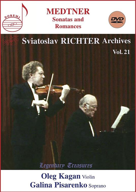 Medtner: Sonatas And Romances - DVD di Sviatoslav Richter
