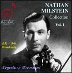 1933-1944 Broadcasts - CD Audio di Nathan Milstein