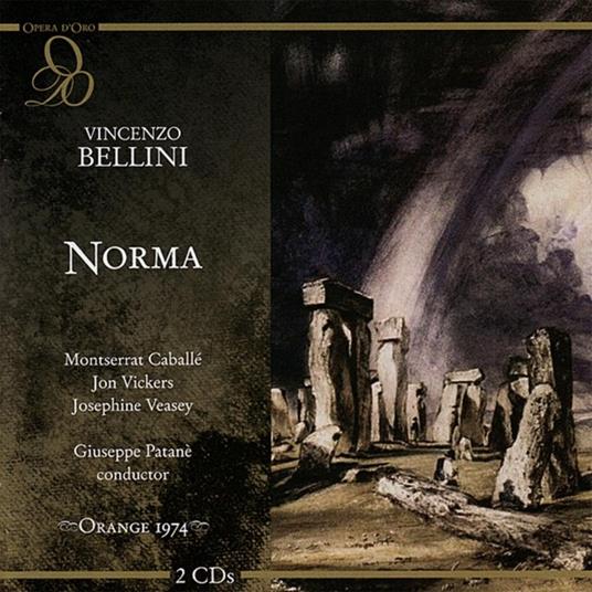 Norma - CD Audio di Vincenzo Bellini,Montserrat Caballé,Jon Vickers,Giuseppe Patané,Orchestra del Teatro di Torino