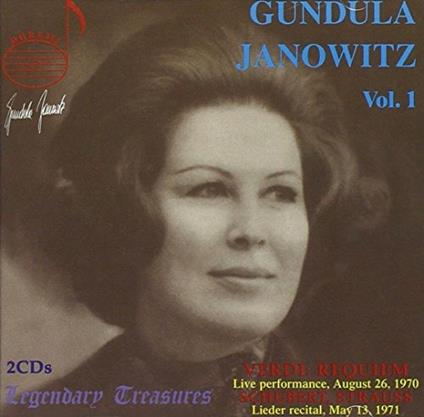 Janowitz Vol. 1 - CD Audio di Gundula Janowitz