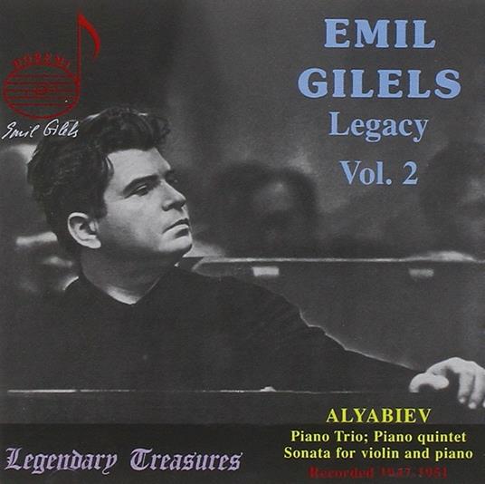 Emil Gilels Legacy Vol. 2 - CD Audio di Emil Gilels