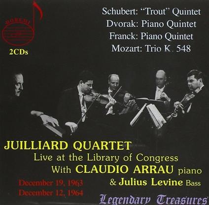 Juilliard Quartet Live at the Loc vol.(2 Cd) - CD Audio di Juilliard String Quartet