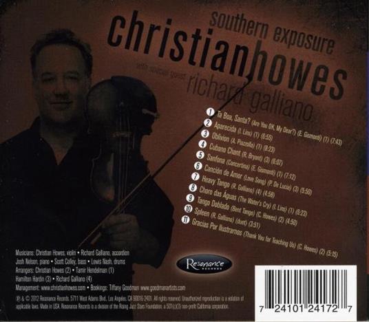 Southern Exposure - CD Audio di Richard Galliano,Christian Howes - 2