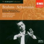 Sinfonia n.4 / Sinfonia n.4 - CD Audio di Johannes Brahms,Robert Schumann,Herbert Von Karajan,Berliner Philharmoniker,Philharmonia Orchestra