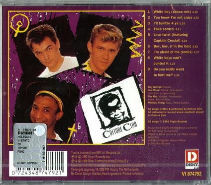 Kissing to Be Clever - CD Audio di Culture Club