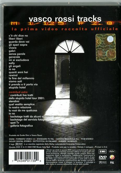 Vasco Rossi. Tracks (DVD) - DVD di Vasco Rossi - 2
