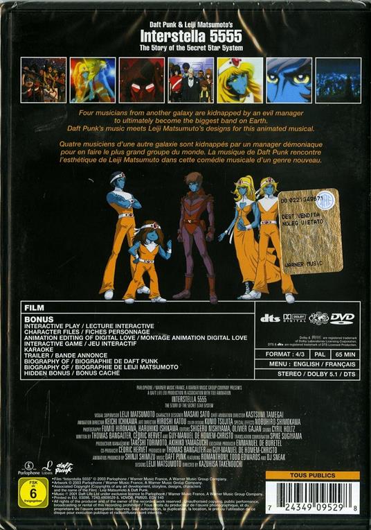 Interstella 5555 (DVD) - DVD di Daft Punk - 2