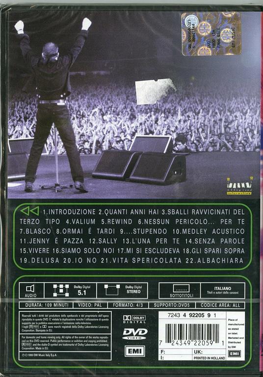 Vasco Rossi. Rewind (DVD) - DVD di Vasco Rossi - 2