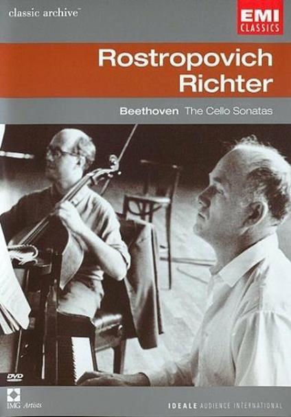 Mstislav Rostropovich, Sviatoslav Richter. Beethoven. The Cello Sonatas (DVD) - DVD di Ludwig van Beethoven,Sviatoslav Richter,Mstislav Rostropovich