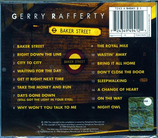 Baker Street - CD Audio di Gerry Rafferty - 2