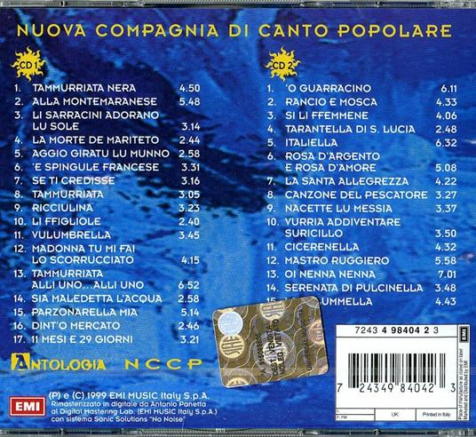 Antologia - CD Audio di Nuova Compagnia di Canto Popolare - 2