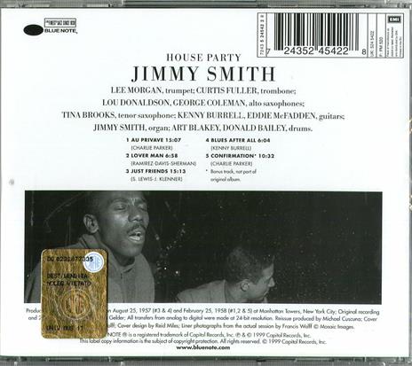 House Party (Rudy Van Gelder) - CD Audio di Jimmy Smith - 2