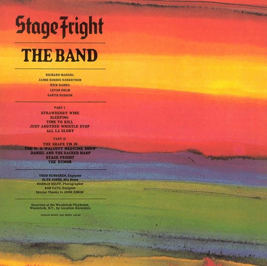 Stage Fright - CD Audio di Band