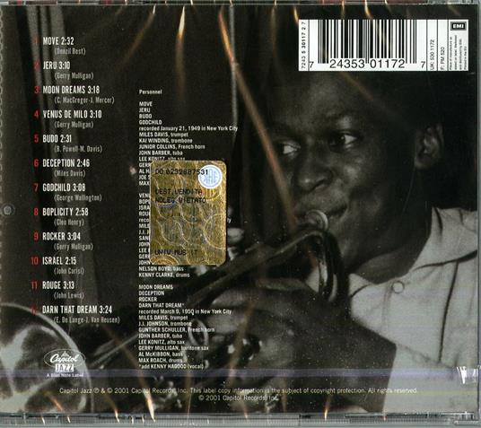 Birth of the Cool (Rudy Van Gelder) - CD Audio di Miles Davis - 2