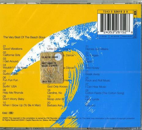 The Very Best of the Beach Boys - CD Audio di Beach Boys - 2