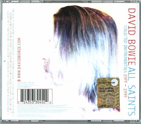 All Saints Collected Instrumentals 1977-99 - CD Audio di David Bowie - 2
