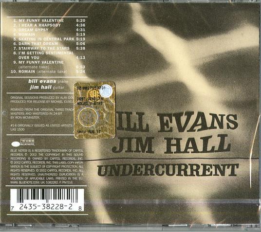 Undercurrent - CD Audio di Bill Evans,Jim Hall - 2