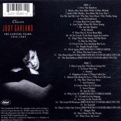 Classic Judy Garland - CD Audio di Judy Garland - 2