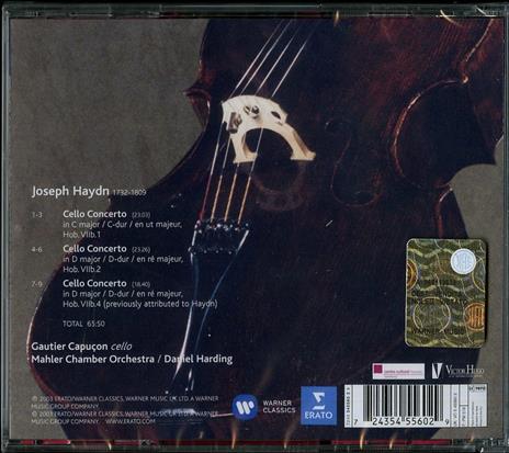 Concerti per violoncello n.1, n.2, n.4 - CD Audio di Franz Joseph Haydn,Gautier Capuçon,Daniel Harding - 3