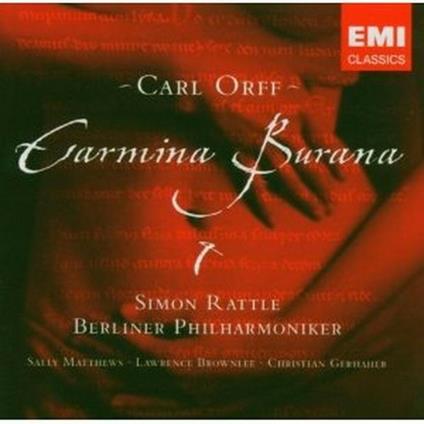 Carmina Burana - CD Audio di Carl Orff,Berliner Philharmoniker,Simon Rattle