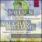 Concerto per violino / Sinfonia n.5 - CD Audio di Ralph Vaughan Williams,Carl August Nielsen