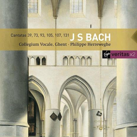 Cantate BWV39, BWV73, BWV93, BWV105, BWV107, BWV131 (Serie Veritas) - CD Audio di Johann Sebastian Bach,Philippe Herreweghe