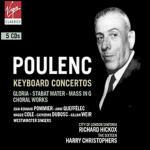 Orchestral and Choral Works - CD Audio di Francis Poulenc,Richard Hickox,Harry Christophers,London Symphony Orchestra,Anne Queffélec,Jean Bernard Pommier,The Sixteen