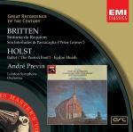 Sinfonia da Requiem / Four Sea Interludes & Passacaglia from Peter Grimes / Egdon Health - Ballet from The Perfect Fool - CD Audio di Benjamin Britten,Gustav Holst,André Previn,London Symphony Orchestra