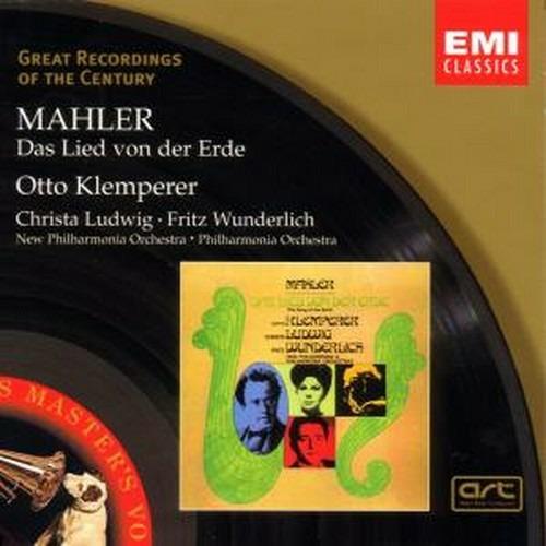 Il canto della terra (Das Lied von der Erde) - CD Audio di Gustav Mahler,Christa Ludwig,Fritz Wunderlich,Otto Klemperer,Philharmonia Orchestra