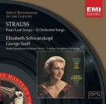 Vier Letzte Lieder - 12 Orchestral Songs - CD Audio di Richard Strauss,Elisabeth Schwarzkopf,London Symphony Orchestra,George Szell,Radio Symphony Orchestra Berlino