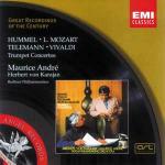 Trumpet Concertos - CD Audio di Maurice André,Georg Philipp Telemann,Antonio Vivaldi,Leopold Mozart,Johann Nepomuk Hummel,Herbert Von Karajan,Berliner Philharmoniker