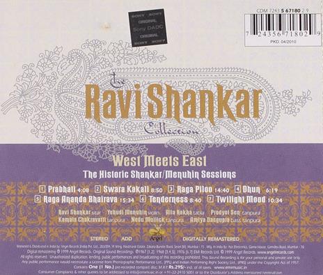 West Meets East - CD Audio di Ravi Shankar - 2