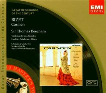 Carmen - CD Audio di Georges Bizet,Nicolai Gedda,Victoria De Los Angeles,Sir Thomas Beecham,Orchestra Nazionale della Radiodiffusione Francese