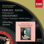 Quartetti per archi - CD Audio di Claude Debussy,Maurice Ravel,Igor Stravinsky,Alban Berg Quartett