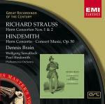 Concerti per corno - CD Audio di Paul Hindemith,Richard Strauss,Wolfgang Sawallisch,Philharmonia Orchestra,Dennis Brain