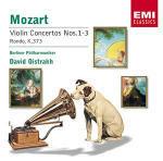 Concerti per violino n.1, n.2, n.3 - Rondò K373 - CD Audio di Wolfgang Amadeus Mozart,Berliner Philharmoniker,David Oistrakh