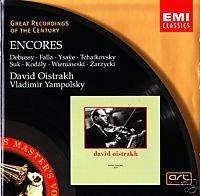 Encores - CD Audio di David Oistrakh