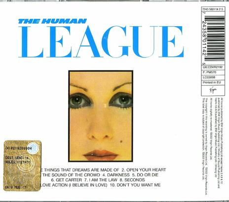 Dare - CD Audio di Human League - 2