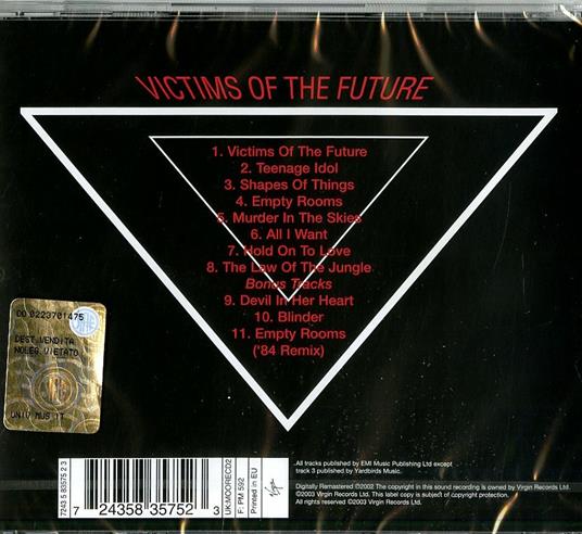 Victims of the Future - CD Audio di Gary Moore - 2