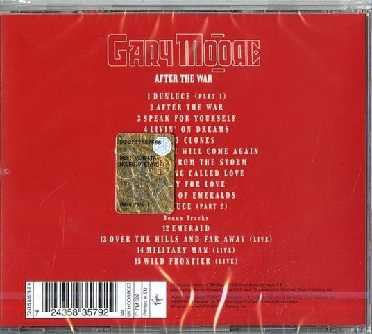After the War - CD Audio di Gary Moore - 2