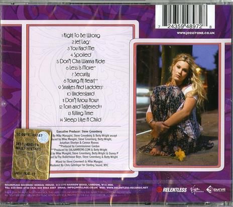 Mind Body & Soul - CD Audio di Joss Stone - 2