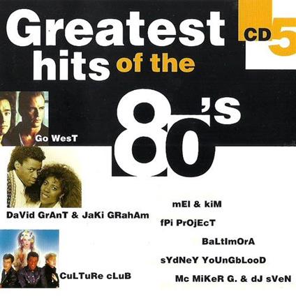 Greatest Hits Of The 80s - Cd 5 - CD Audio