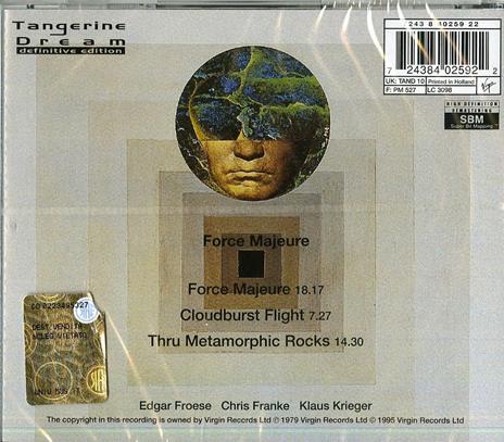 Force Majeure - CD Audio di Tangerine Dream - 2